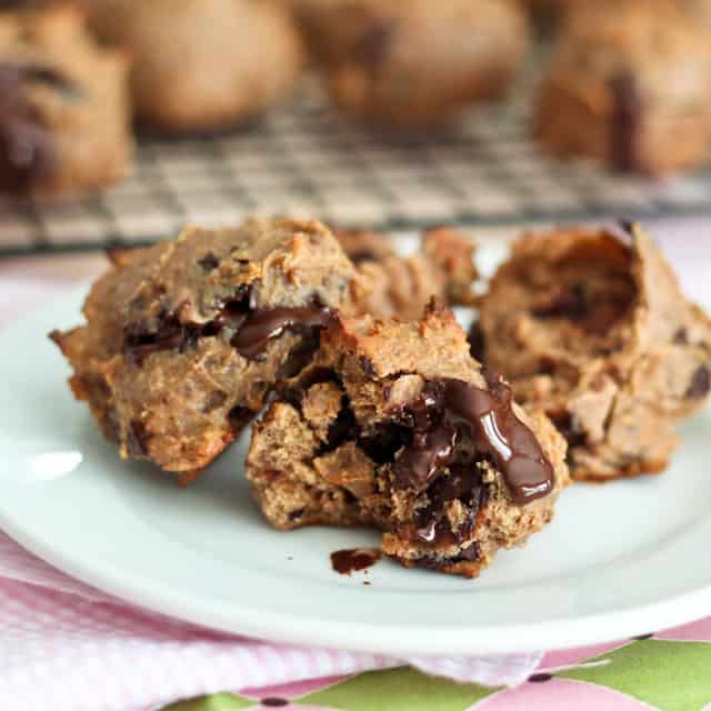 Grain Free Hazelnut Butter Chocolate Chunks Cookies | by Sonia! The Healthy Foodie