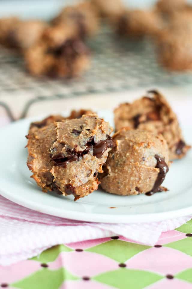 Grain Free Hazelnut Butter Chocolate Chunk Cookies | by Sonia! The Healthy Foodie