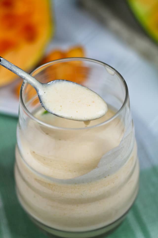 High Protein Cantaloupe Smoothie | by Sonia! The Healthy Foodie