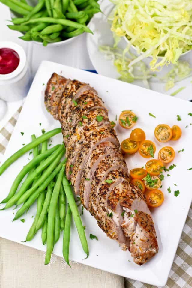 Pan Seared Orange & Rosemary Pork Tenderloin • The Healthy ...