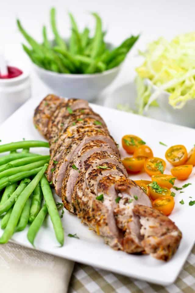 Pan Seared Orange & Rosemary Pork Tenderloin • The Healthy ...