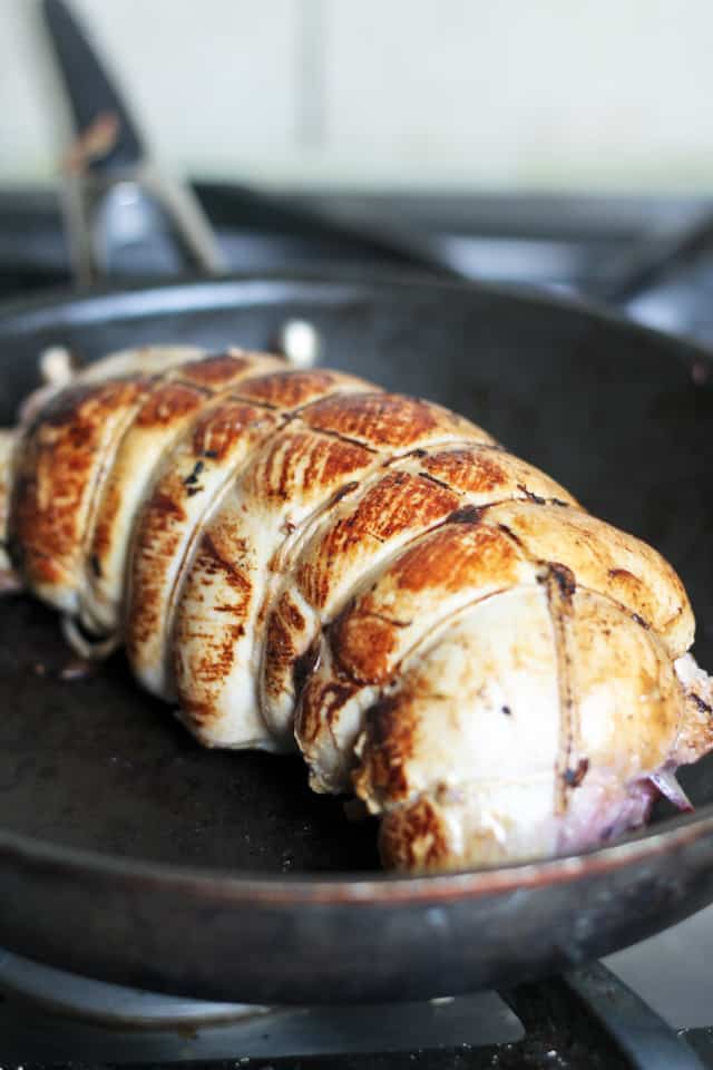 Apple, Cranberry and Goat Cheese Stuffed Turkey Breast | by Sonia! The Healthy Foodie