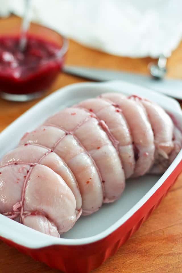 Apple, Cranberry and Goat Cheese Stuffed Turkey Breast | by Sonia! The Healthy Foodie