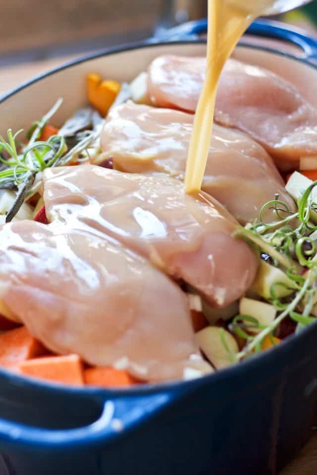 Chicken Pot-au-Feu in the making | by Sonia! The Healthy Foodie