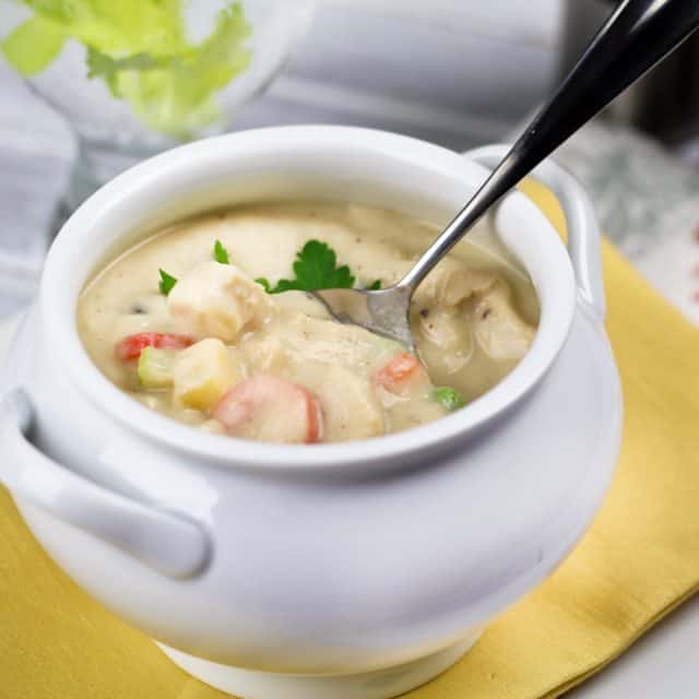 Creamy Chicken And Vegetable Soup