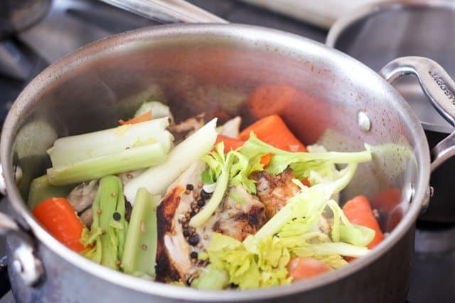 Make your own Low Fat Chicken Stock | by Sonia ! The Healthy Foodie