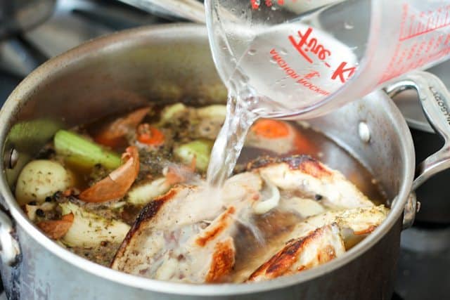 Make your own Low Fat Chicken Stock | by Sonia ! The Healthy Foodie