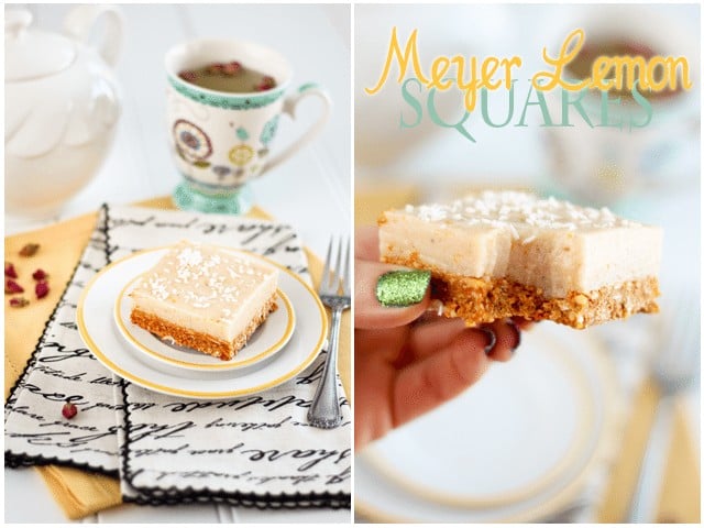 Healthy Meyer Lemon Squares | by Sonia! The Healthy Foodie
