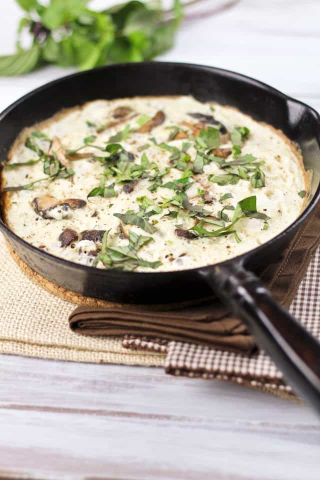 Mushroom Overload Egg White Omelet | by Sonia! The Healthy Foodie