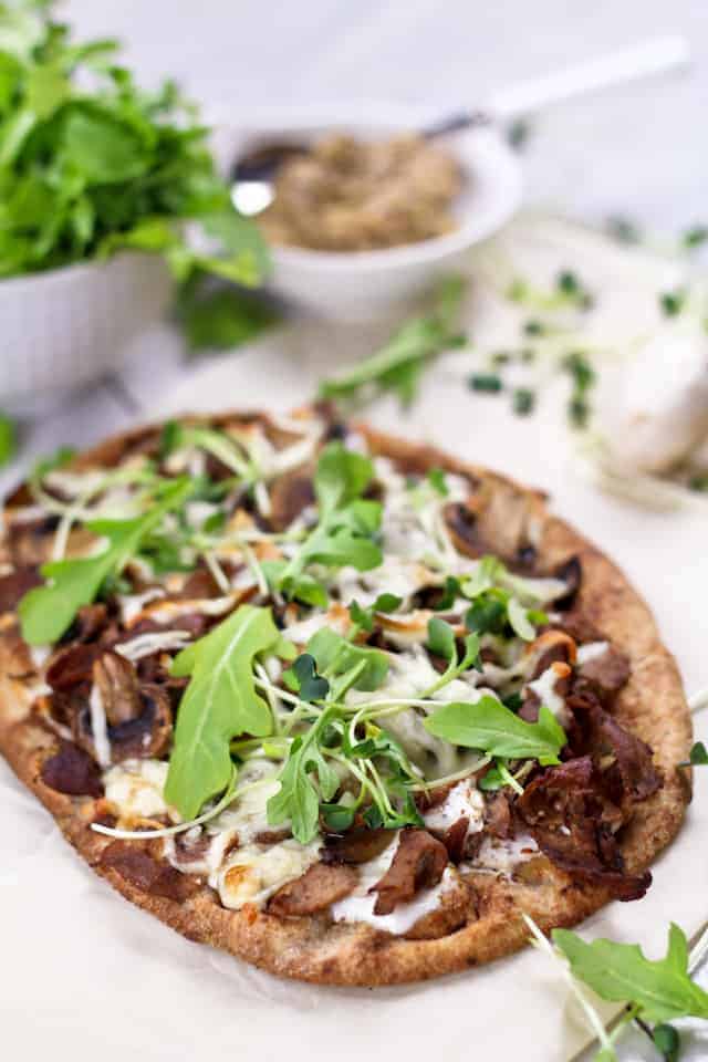 Quick and Easy Philly Cheese Steak Pizza | by Sonia! The Healthy Foodie