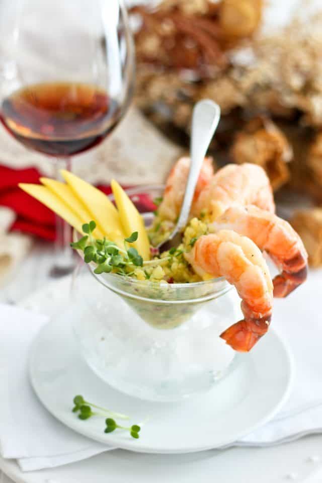 Shrimp Cocktail with Mango Salsa | by Sonia! The Healthy Foodie