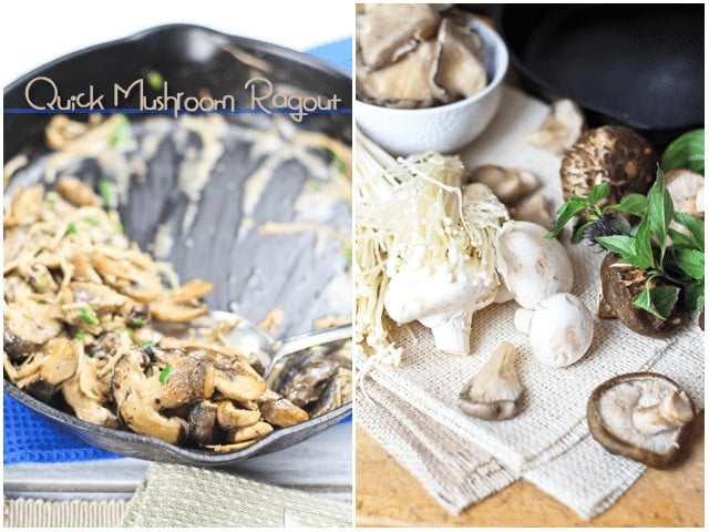 Quick Mushroom Ragout | by Sonia! The Healthy Foodie