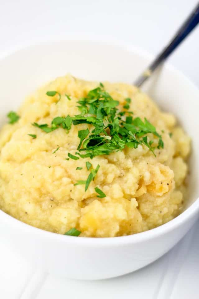 Rustic Cauliflower and Turnip Mash | by Sonia! The Healthy Foodie