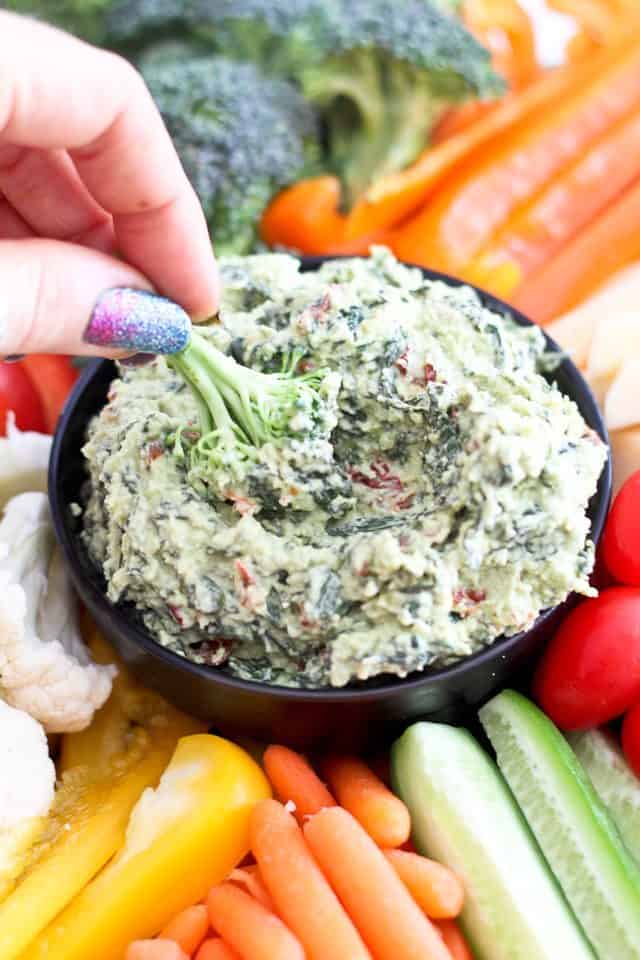 Avocado Spinach Dip | by Sonia! The Healthy Foodie