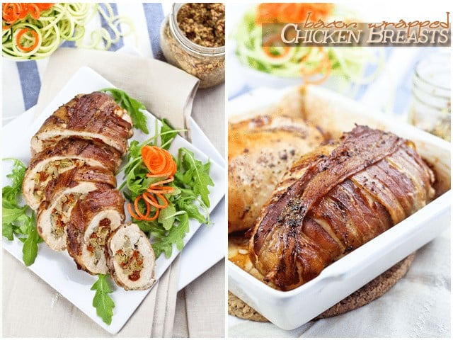 Bacon Wrapped Chicken Breasts | by Sonia! The Healthy Foodie