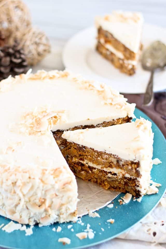 Almost Paleo Carrot Cake | by Sonia! The Healthy Foodie