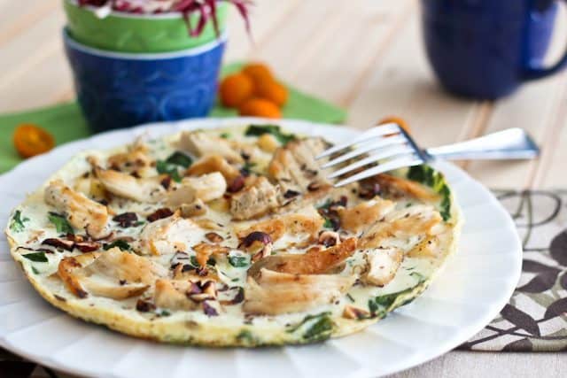 Apple Chicken Egg White Omelet | by Sonia! The Healthy Foodie