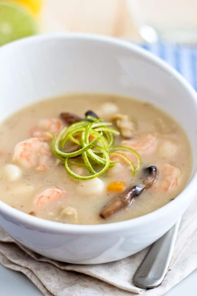 Creamy Seafood Chowder | by Sonia! The Healthy Foodie