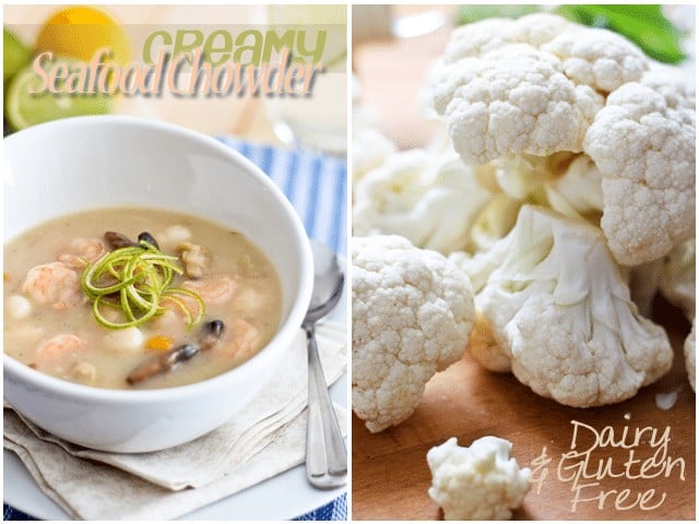 Creamy Seafood Chowder | by Sonia! The Healthy Foodie