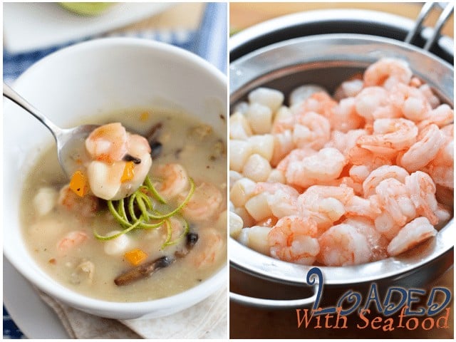 Creamy Seafood Chowder | by Sonia! The Healthy Foodie