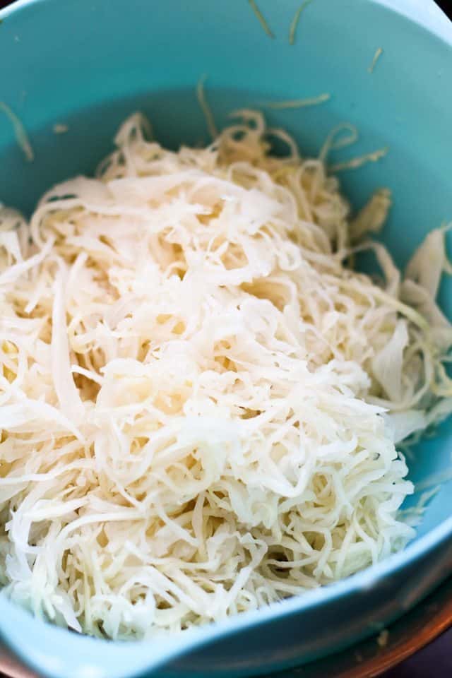 Green Apple Minute Sauerkraut | by Sonia! The Healthy Foodie