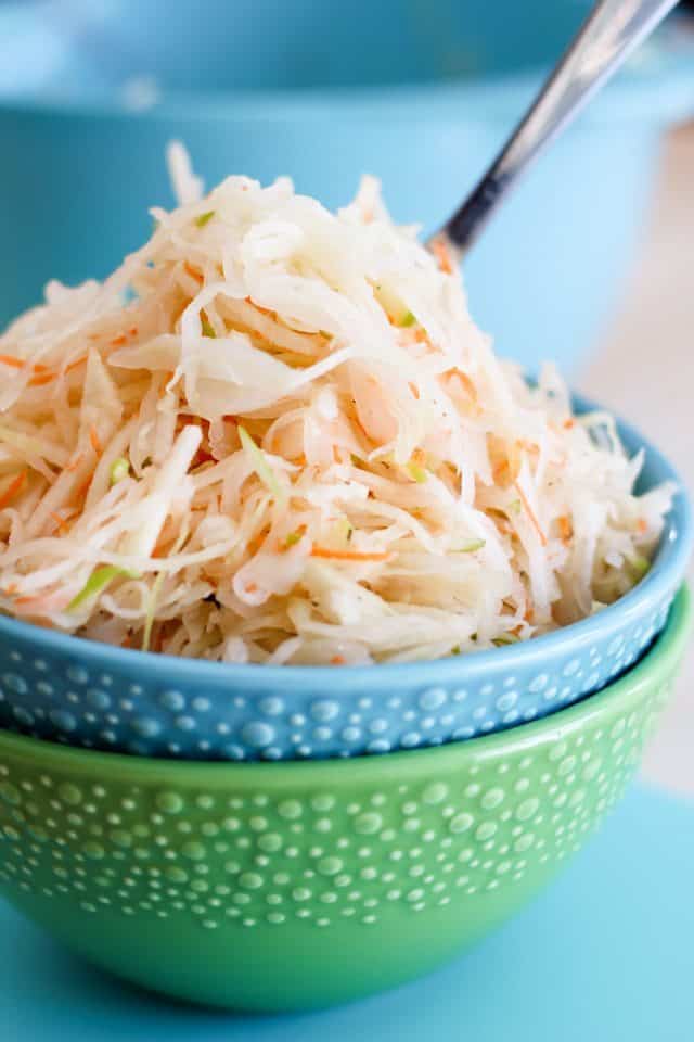 Green Apple Minute Sauerkraut | by Sonia! The Healthy Foodie