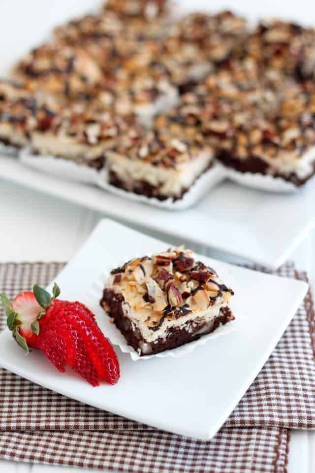 Coconut Magic Brownie Bars | by Sonia! The Healthy Foodie