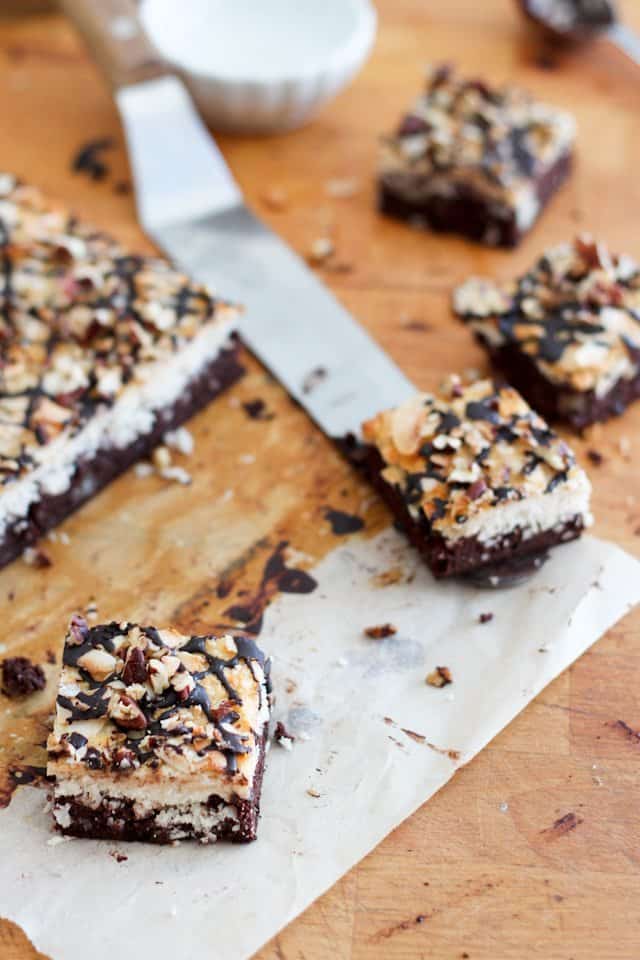 Coconut Magic Brownie Bars | by Sonia! The Healthy Foodie