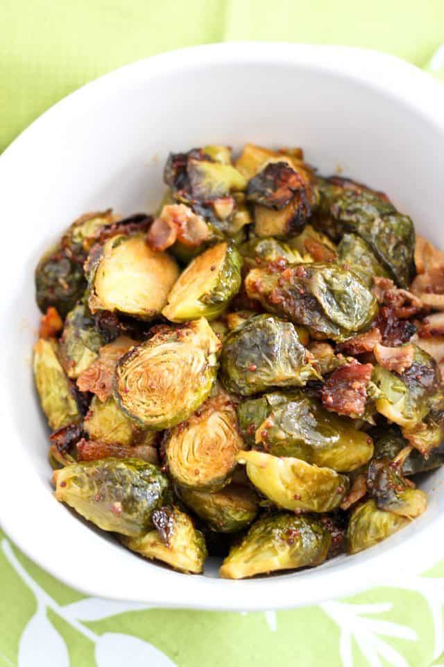 Oven Roasted Brussel Sprouts with Smokey Bacon | by Sonia! The Healthy Foodie