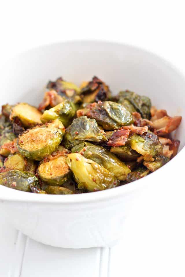 Oven Roasted Brussel Sprouts with Smokey Bacon | by Sonia! The Healthy Foodie