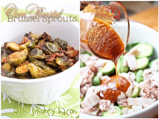 Oven Roasted Brussel Sprouts with Smokey Bacon | by Sonia! The Healthy Foodie