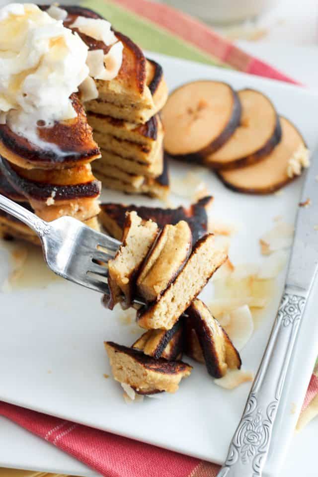 Paleo Coconut Plantain Pancakes | by Sonia! The Healthy Foodie