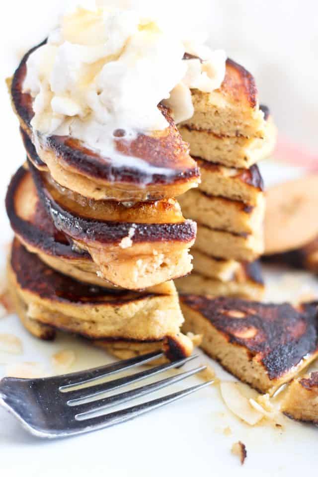 Paleo Coconut Plantain Pancakes | by Sonia! The Healthy Foodie