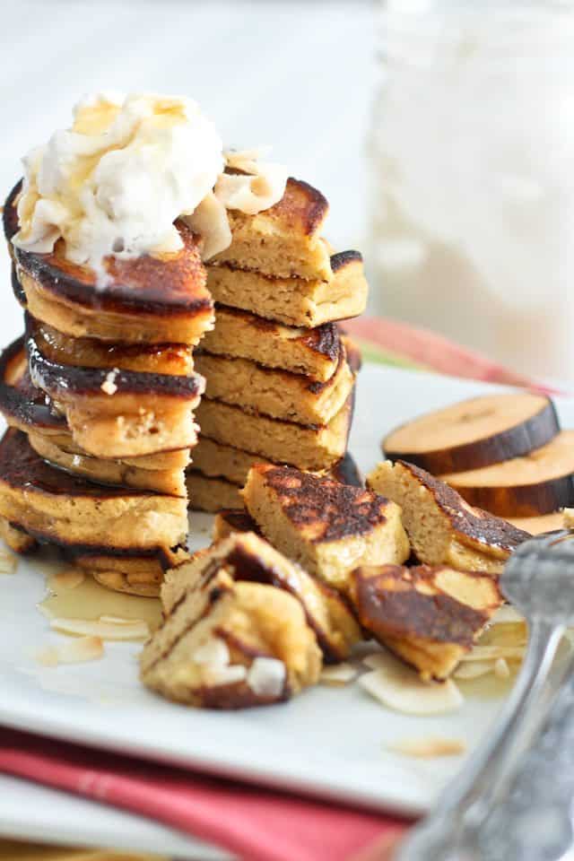 Paleo Coconut Plantain Pancakes | by Sonia! The Healthy Foodie