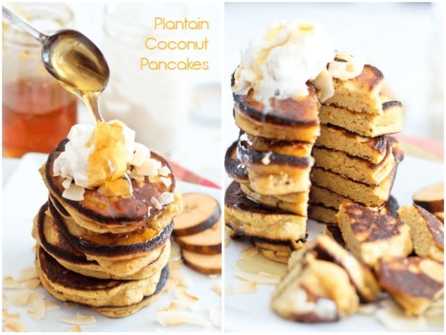 Paleo Coconut Plantain Pancakes | by Sonia! The Healthy Foodie