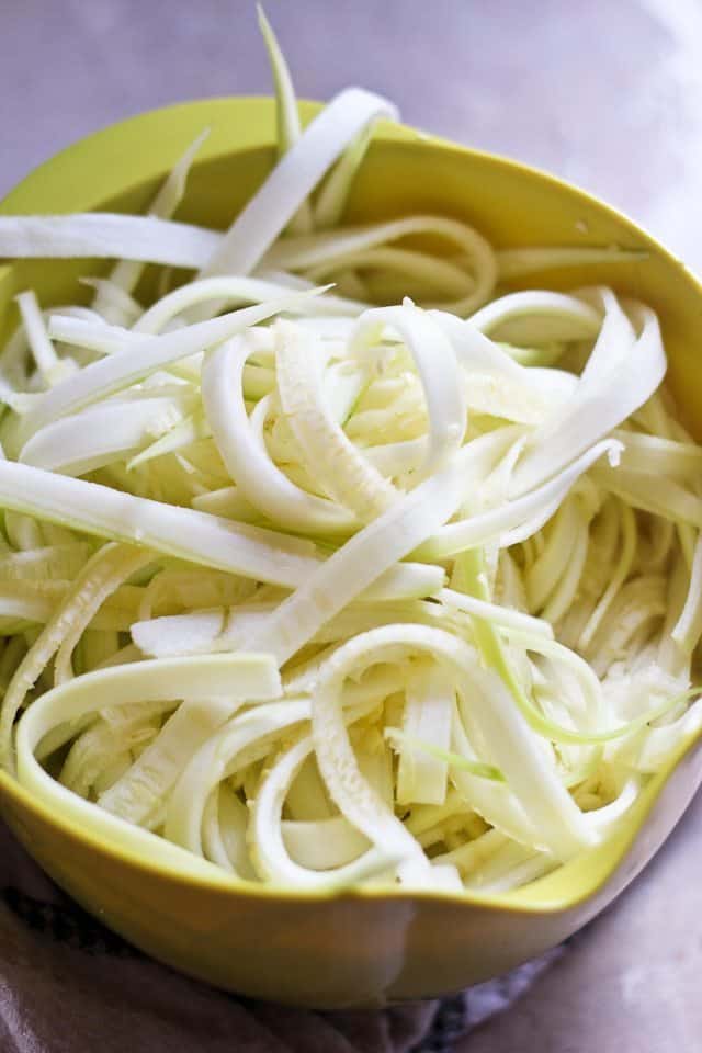 Zucchini Fettuccine | by Sonia! The Healthy Foodie