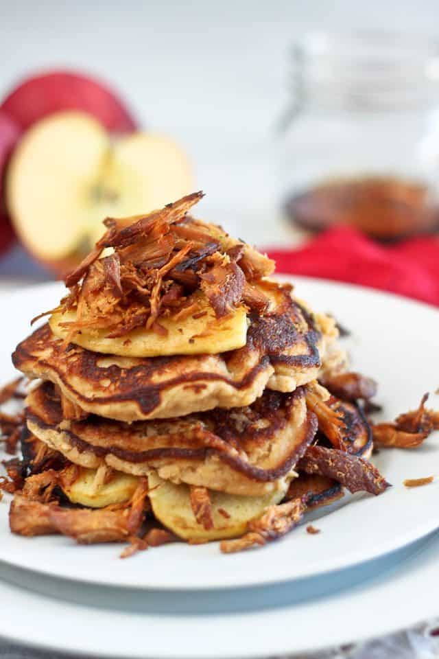 Crispy Pork and Apple Pancakes | by Sonia! The Healthy Foodie