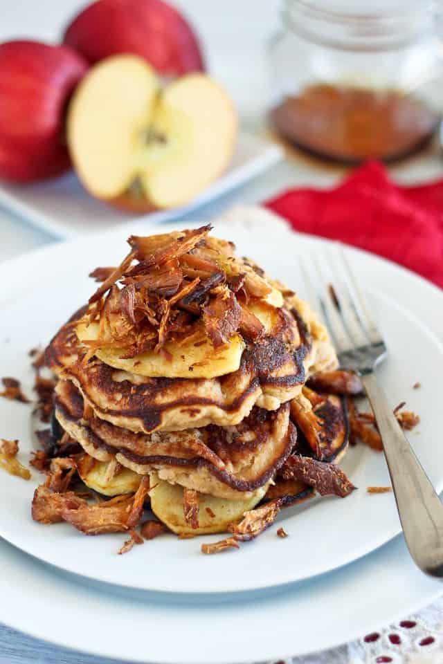 Crispy Pork and Apple Pancakes | by Sonia! The Healthy Foodie