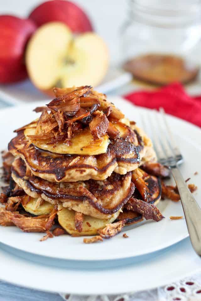 Crispy Pork and Apple Pancakes | by Sonia! The Healthy Foodie