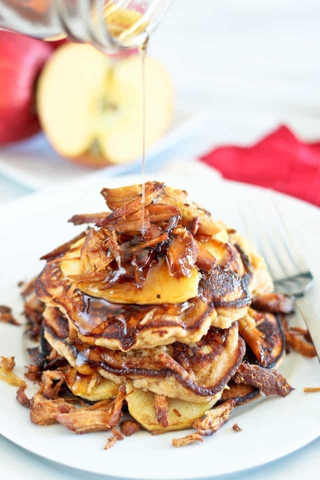 Crispy Pork and Apple Pancakes | by Sonia! The Healthy Foodie