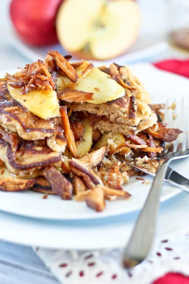 Crispy Pork and Apple Pancakes | by Sonia! The Healthy Foodie