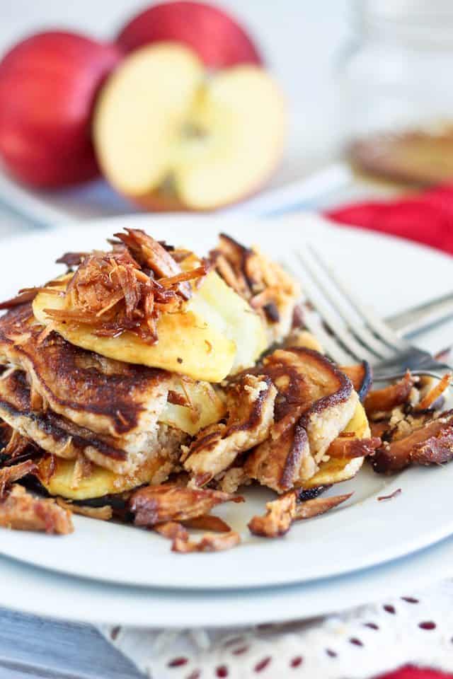 Crispy Pork and Apple Pancakes | by Sonia! The Healthy Foodie