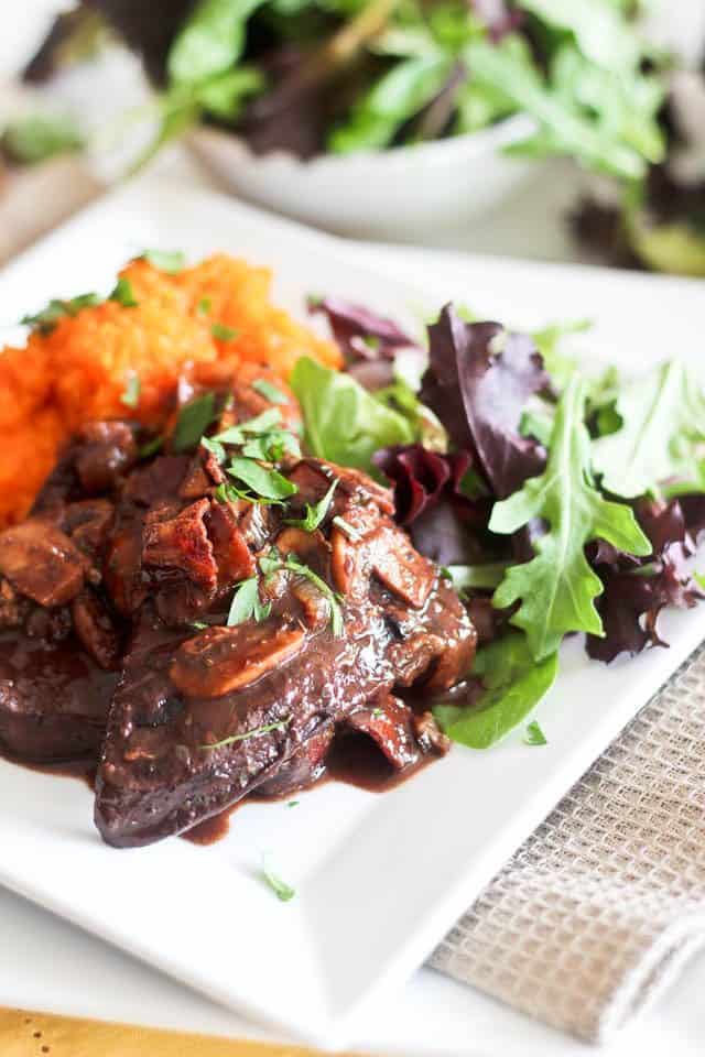  Bacon and Apricot Beef Liver / by Sonia! The Healthy Foodie