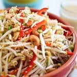 Light and refreshing, this tangy bean sprout salad would make a magnificent side to just about any grilled meat dish... perfect for picnics or barbecues!