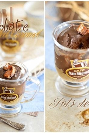 Chocolate Caramel Bacon Pots-de-Creme | by Sonia! The Healthy Foodie