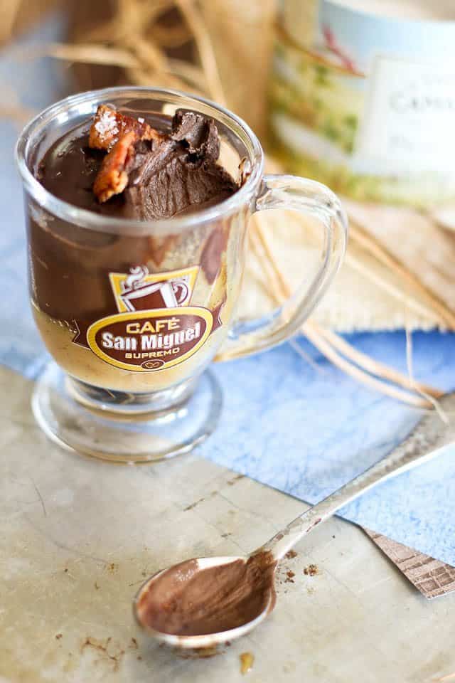 Chocolate Caramel Bacon Pots-de-Creme | by Sonia! The Healthy Foodie