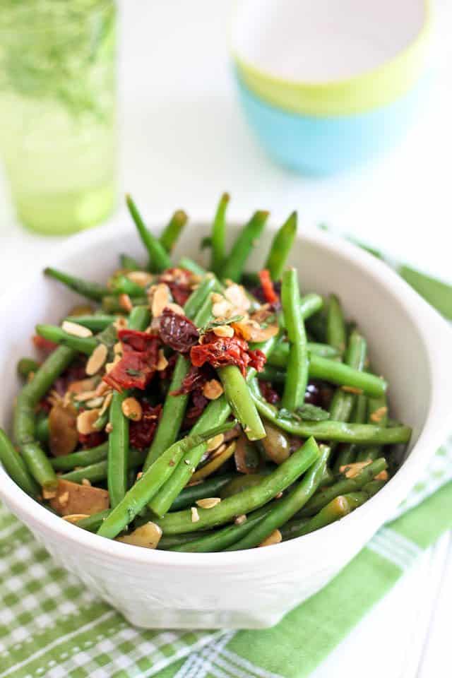 Green Bean Olive and Sundried Tomato Salad | by Sonia! The Healthy Foodie