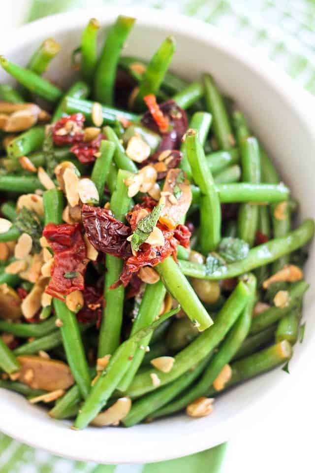 Green Bean Olive and Sundried Tomato Salad | by Sonia! The Healthy Foodie