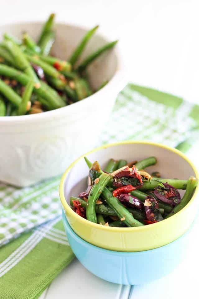 Green Bean Olive and Sundried Tomato Salad | by Sonia! The Healthy Foodie