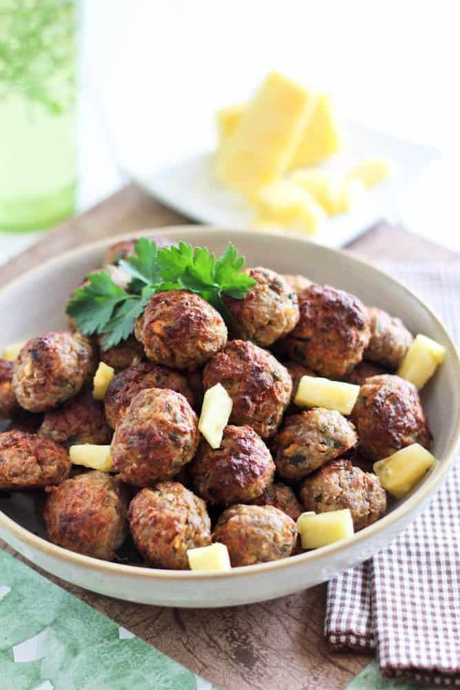 Pineapple Pork Meatballs | by Sonia! The Healthy Foodie 